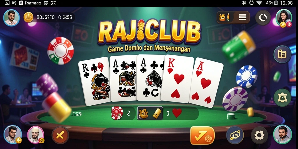 Tampilan utama gameplay RAJACLUB yang seru dan menarik.