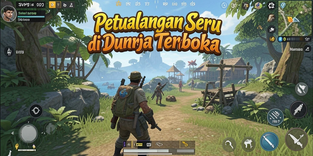 Gameplay seru di dunia terbuka SVIP5 yang memukau.